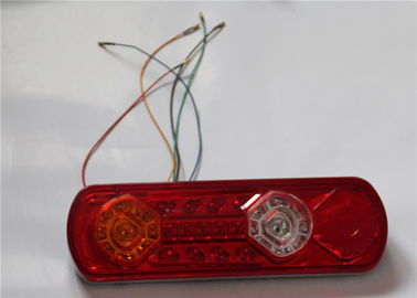 Surface Mounted Motorcycle LED Brake Lights Oval Red Shell 3000K 5000K