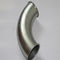 Weldable Stainless Steel Pipe Fittings , Long Radius Pipe Bends ISO9001 Approval
