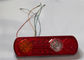 Surface Mounted Motorcycle LED Brake Lights Oval Red Shell 3000K 5000K