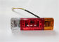 Compact Led Trailer Tail Lights , Rectangle Motorcycle Integrated Led Tail Light