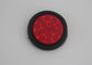 4inch Round shape 24V LED Truck Tail Light Rubber Cover Red Amber White colors
