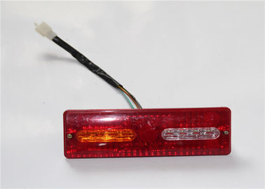 Rectangle LED Motorcycle Tail Lights With USA CHIPS Led Chip Tube Design